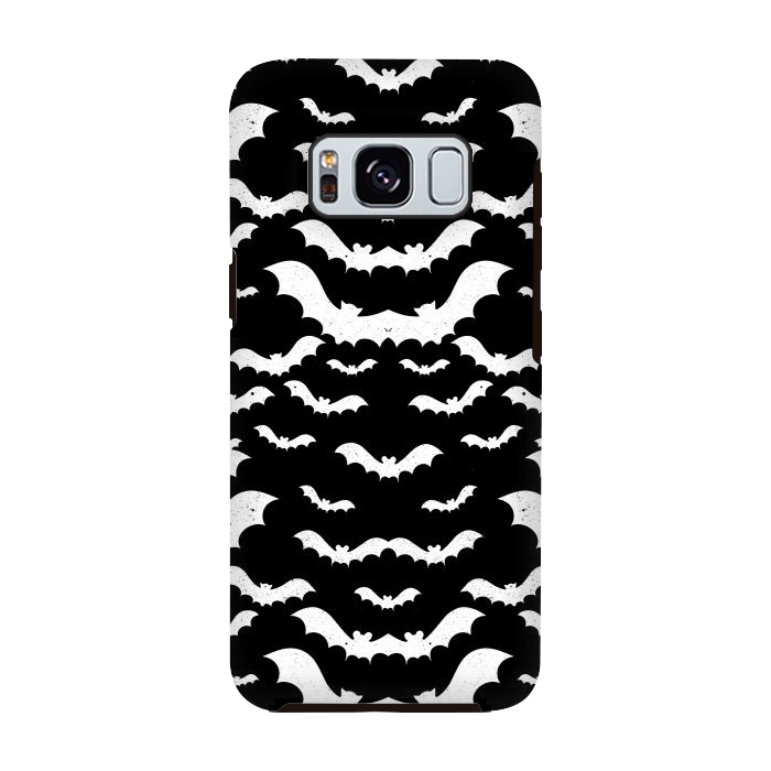 Galaxy S8 StrongFit Spooky bats Halloween pattern by Oana 