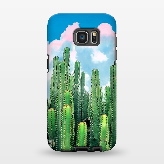 Galaxy S7 EDGE StrongFit Cactus Summer by Uma Prabhakar Gokhale