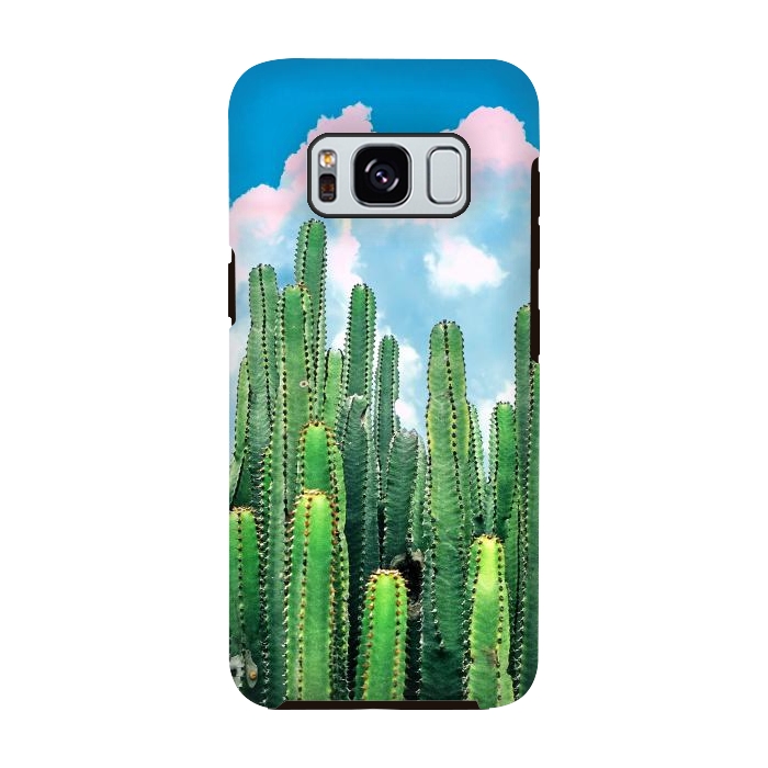 Galaxy S8 StrongFit Cactus Summer by Uma Prabhakar Gokhale
