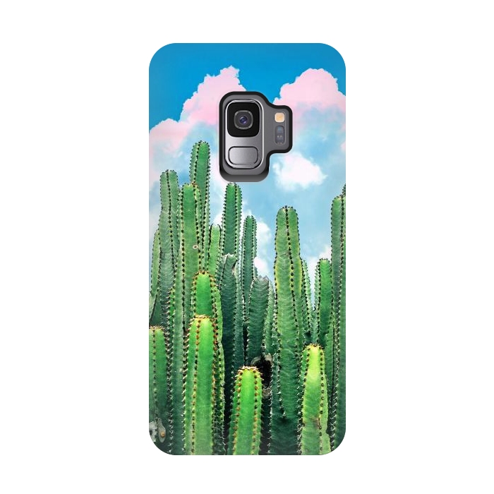 Galaxy S9 StrongFit Cactus Summer by Uma Prabhakar Gokhale