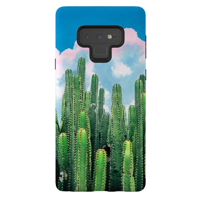 Galaxy Note 9 StrongFit Cactus Summer by Uma Prabhakar Gokhale