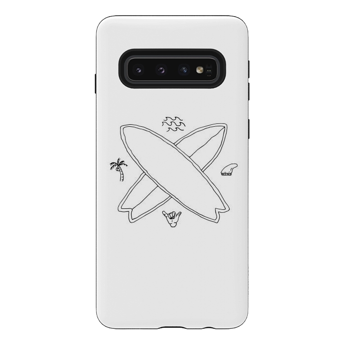Galaxy S10 StrongFit Surf Vibes 2 by Afif Quilimo