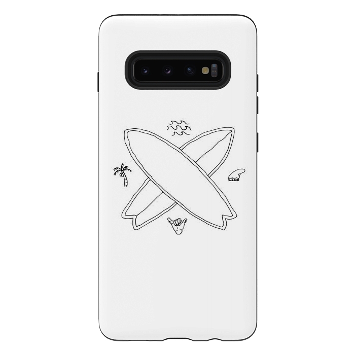 Galaxy S10 plus StrongFit Surf Vibes 2 by Afif Quilimo
