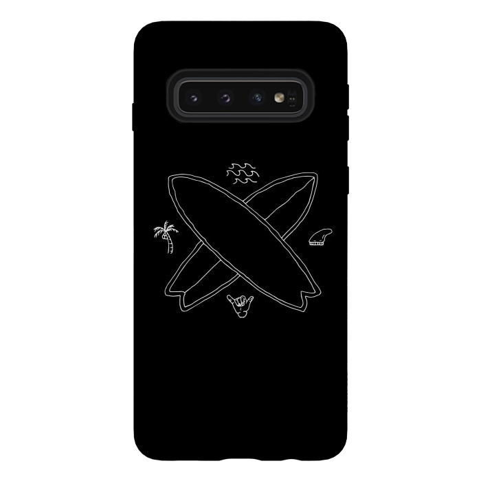 Galaxy S10 StrongFit Surf Vibes 3 by Afif Quilimo