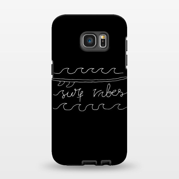 Galaxy S7 EDGE StrongFit Surf Vibes Typo by Afif Quilimo