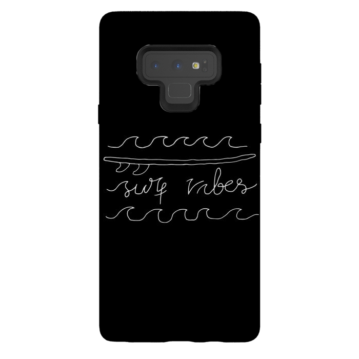 Galaxy Note 9 StrongFit Surf Vibes Typo by Afif Quilimo