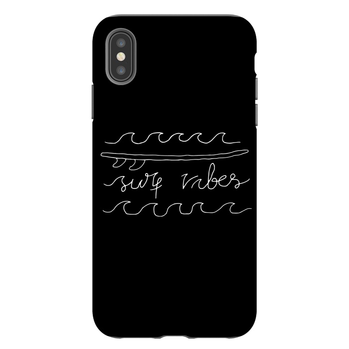 iPhone Xs Max StrongFit Surf Vibes Typo by Afif Quilimo