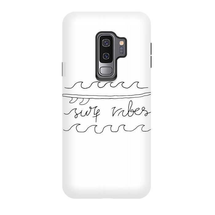 Galaxy S9 plus StrongFit Surf Vibes Typo 2 by Afif Quilimo