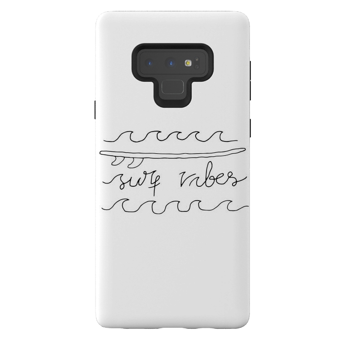 Galaxy Note 9 StrongFit Surf Vibes Typo 2 by Afif Quilimo