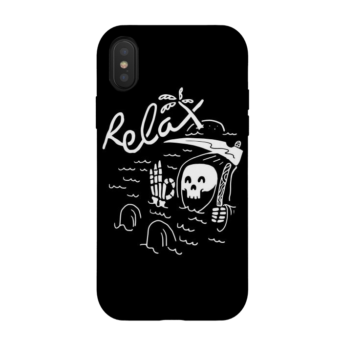 iPhone Xs / X StrongFit Relax by Afif Quilimo