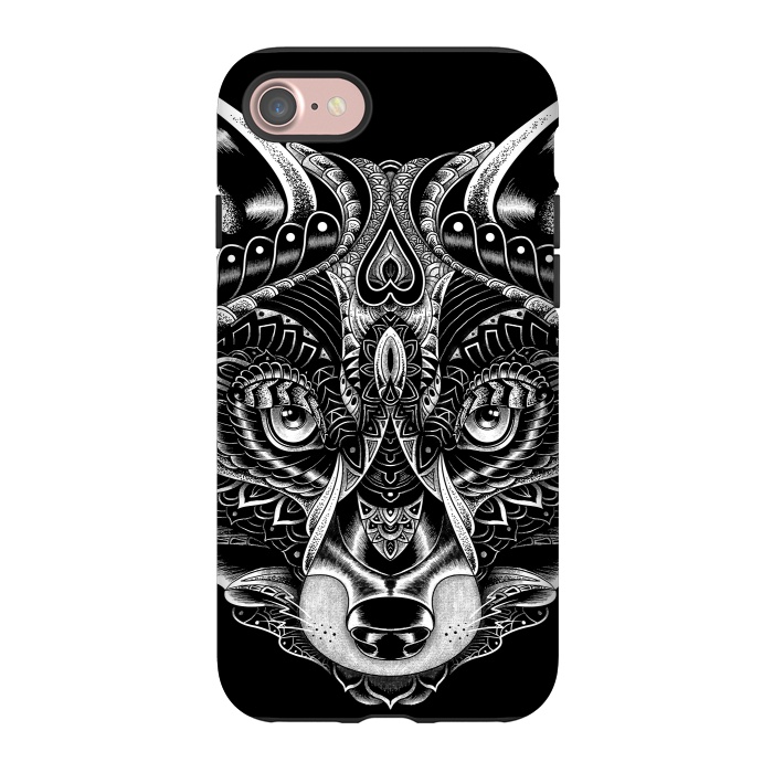 iPhone 7 StrongFit Fox Ornate by Afif Quilimo