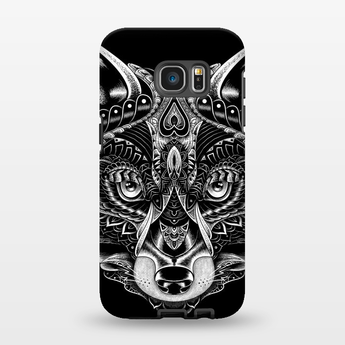 Galaxy S7 EDGE StrongFit Fox Ornate by Afif Quilimo