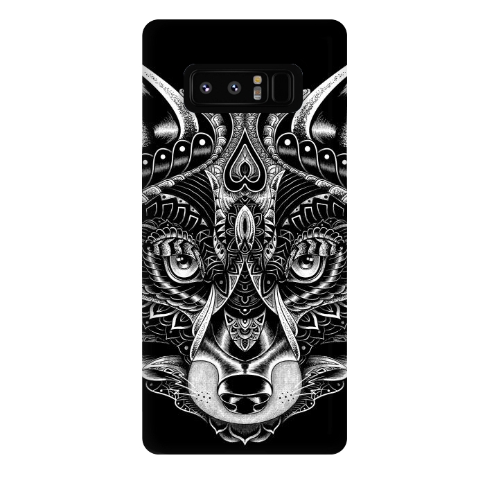 Galaxy Note 8 StrongFit Fox Ornate by Afif Quilimo