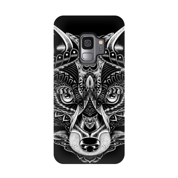 Galaxy S9 StrongFit Fox Ornate by Afif Quilimo