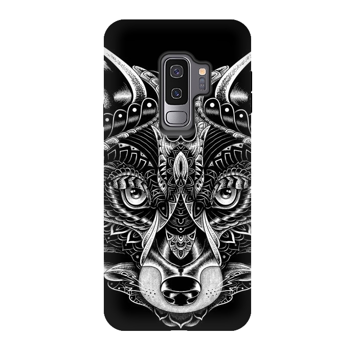 Galaxy S9 plus StrongFit Fox Ornate by Afif Quilimo