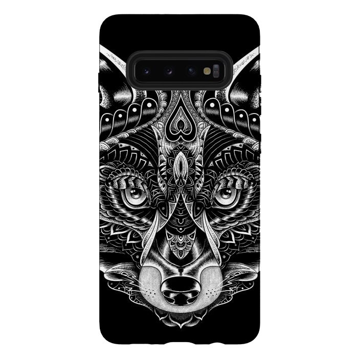 Galaxy S10 plus StrongFit Fox Ornate by Afif Quilimo