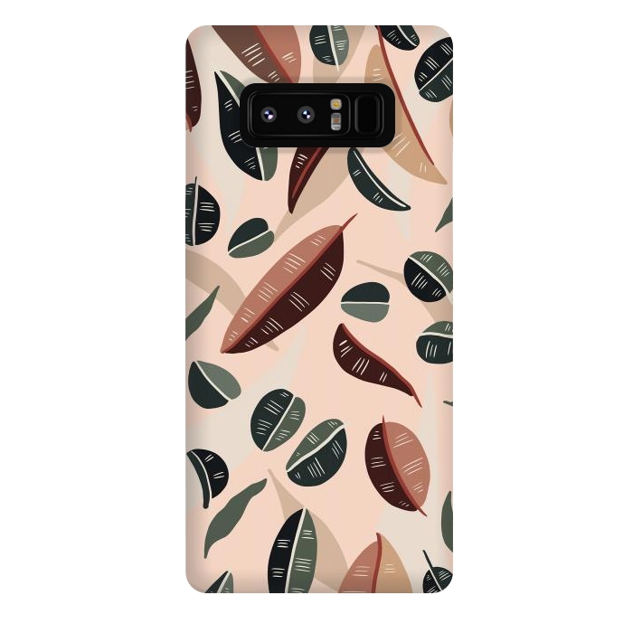 Galaxy Note 8 StrongFit Botanical leaves fall by Mmartabc