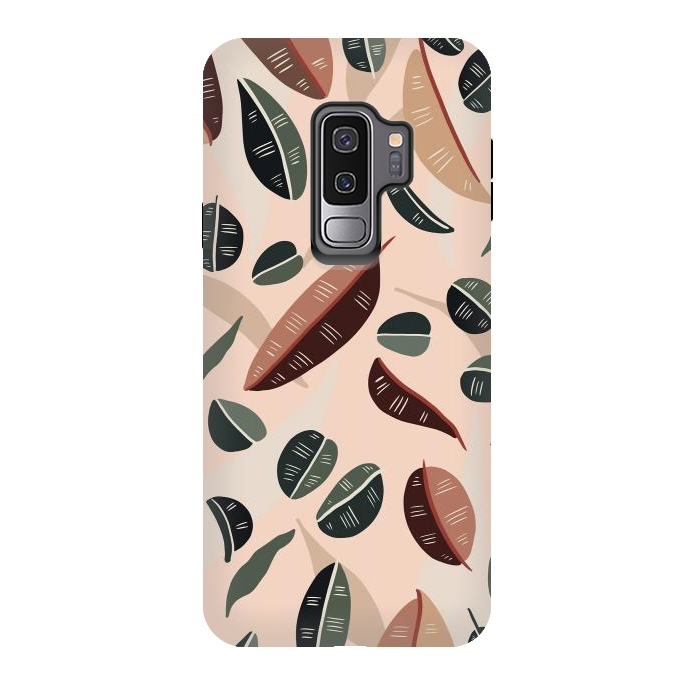 Galaxy S9 plus StrongFit Botanical leaves fall by Mmartabc