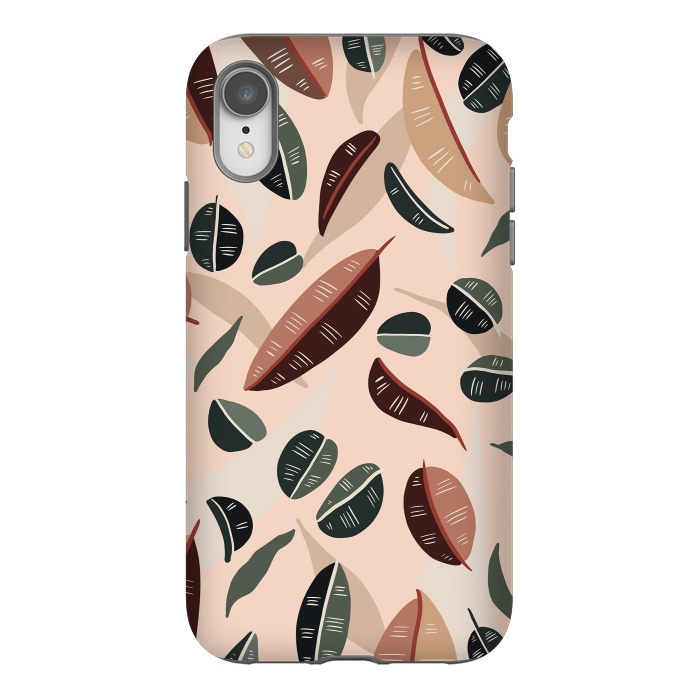 iPhone Xr StrongFit Botanical leaves fall by Mmartabc