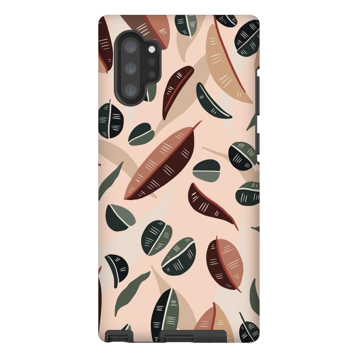 Galaxy Note 10 plus StrongFit Botanical leaves fall by Mmartabc