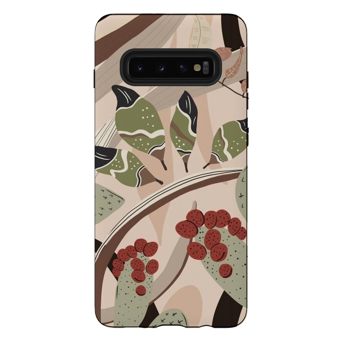 Galaxy S10 plus StrongFit Nature bohemian art by Mmartabc