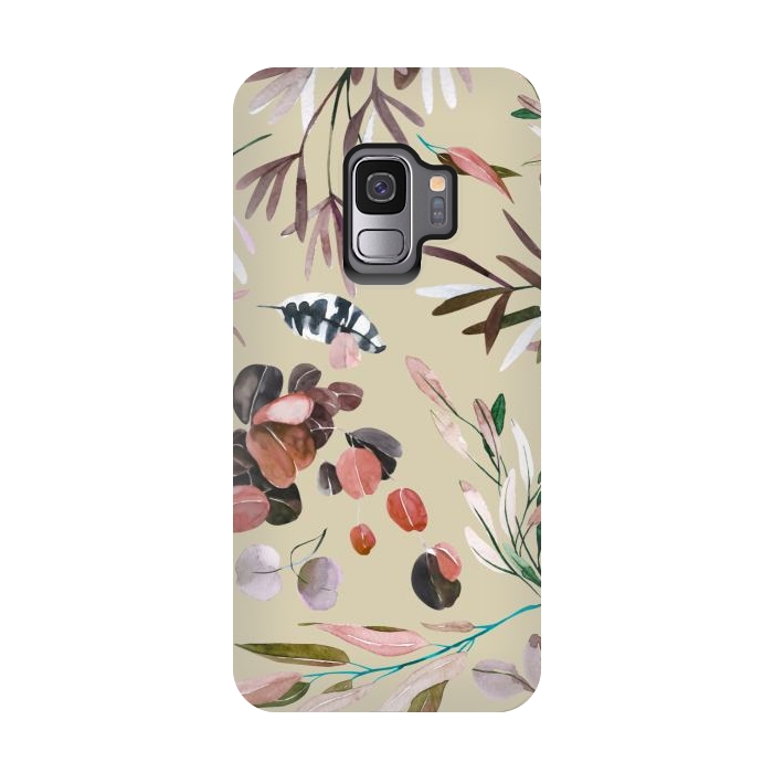 Galaxy S9 StrongFit Shirley Meadow Colorful by Mmartabc