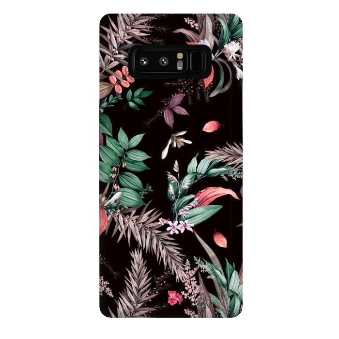 Galaxy Note 8 StrongFit Vibrant exotic bouquets by Mmartabc