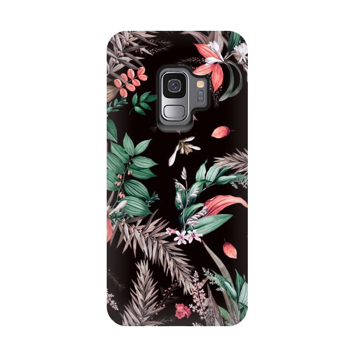 Galaxy S9 StrongFit Vibrant exotic bouquets by Mmartabc