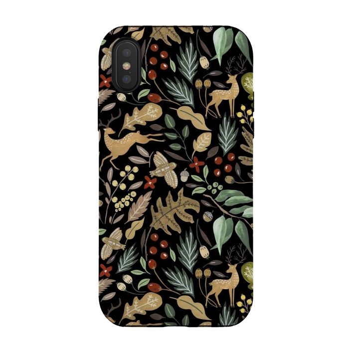 iPhone Xs / X StrongFit Christmas Nature by Mmartabc