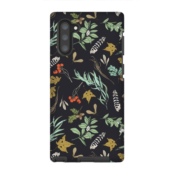 Galaxy Note 10 StrongFit Boho vintage nature by Mmartabc
