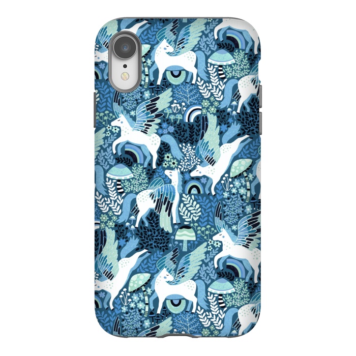 iPhone Xr StrongFit Blue Pegasi  by Tigatiga
