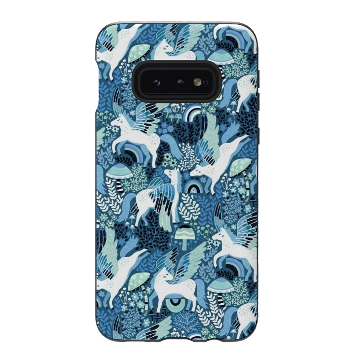 Galaxy S10e StrongFit Blue Pegasi  by Tigatiga