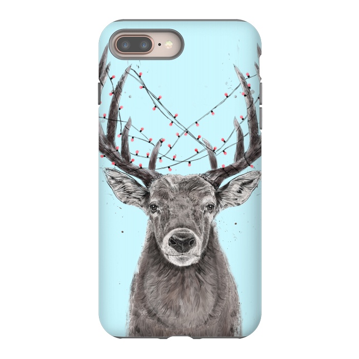 iPhone 7 plus StrongFit Xmas deer by Balazs Solti