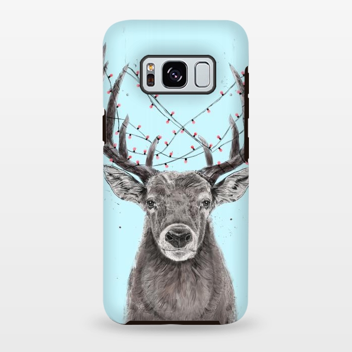 Galaxy S8 plus StrongFit Xmas deer by Balazs Solti
