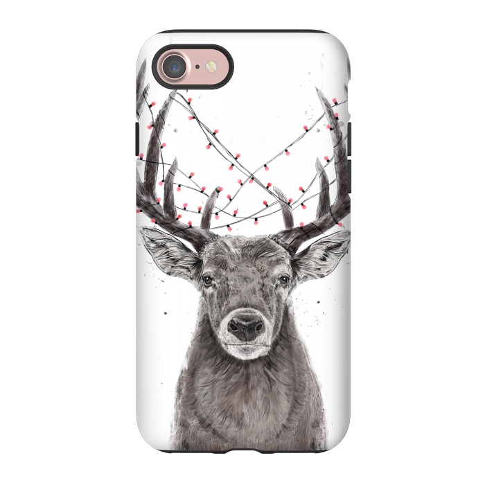 iPhone 7 StrongFit Xmas deer II by Balazs Solti