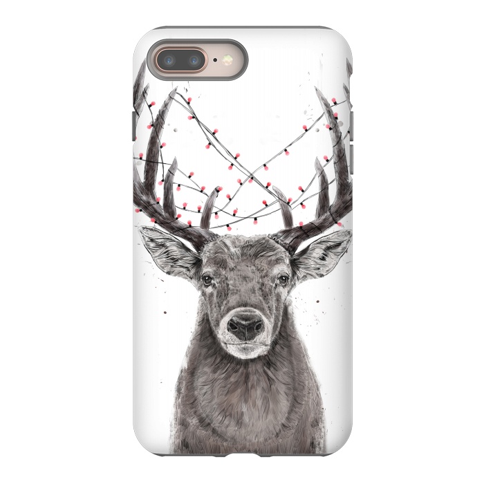 iPhone 7 plus StrongFit Xmas deer II by Balazs Solti