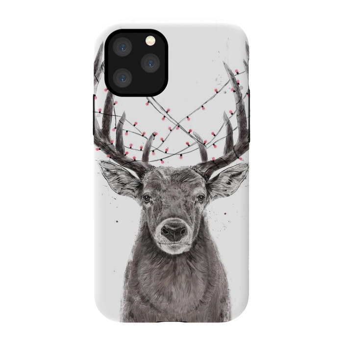 iPhone 11 Pro StrongFit Xmas deer II by Balazs Solti