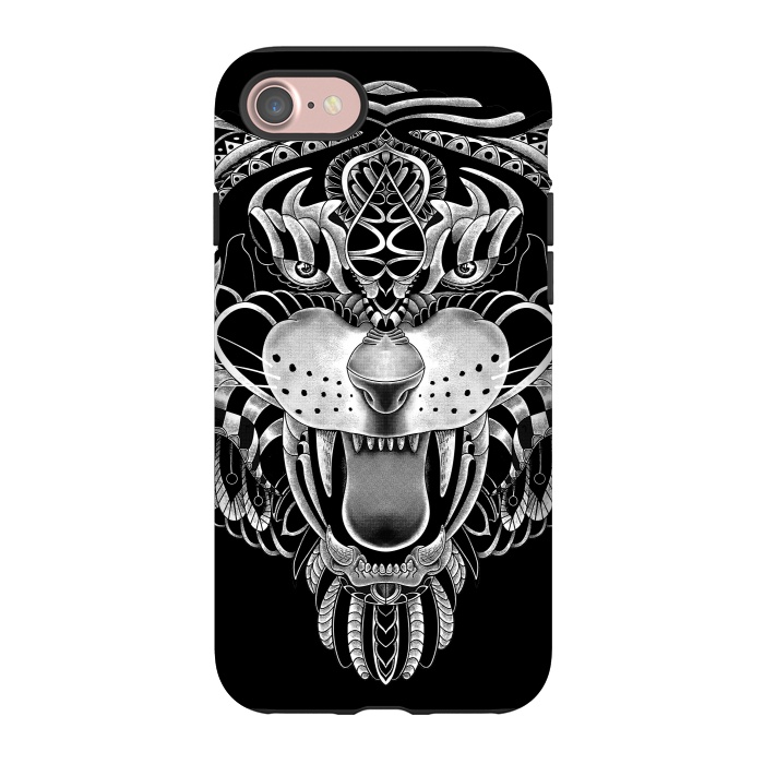 iPhone 7 StrongFit Tiger Ornate by Afif Quilimo