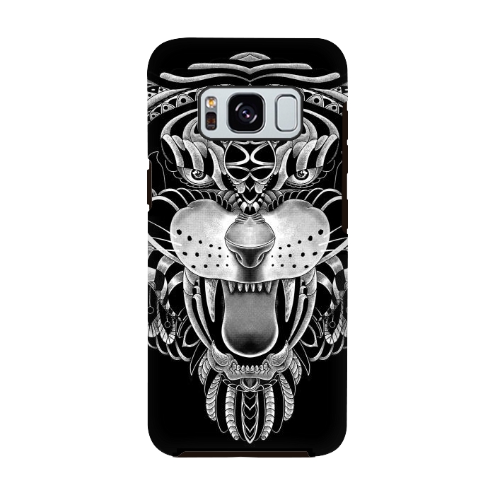 Galaxy S8 StrongFit Tiger Ornate by Afif Quilimo