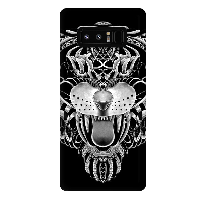 Galaxy Note 8 StrongFit Tiger Ornate by Afif Quilimo