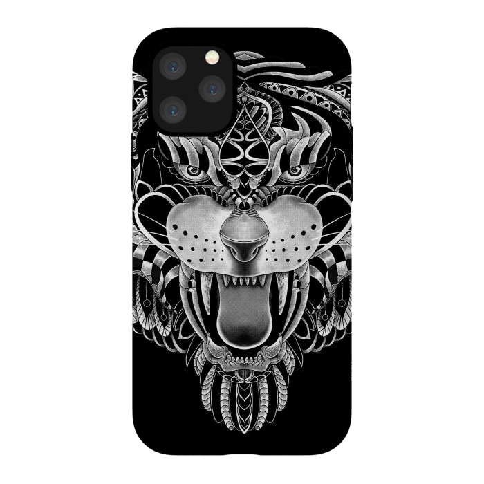 iPhone 11 Pro StrongFit Tiger Ornate by Afif Quilimo