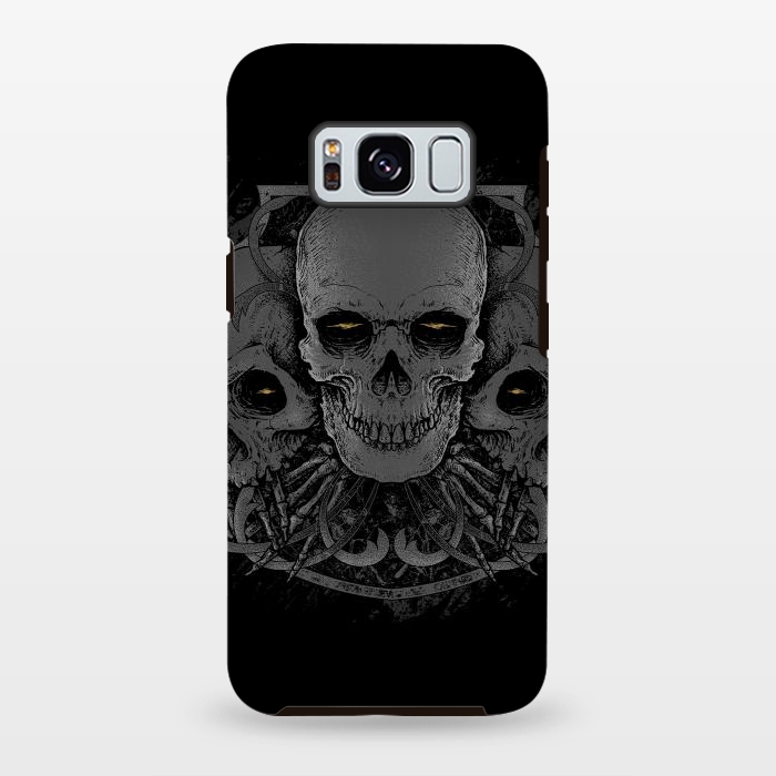 Galaxy S8 plus StrongFit 3 Skull by Afif Quilimo