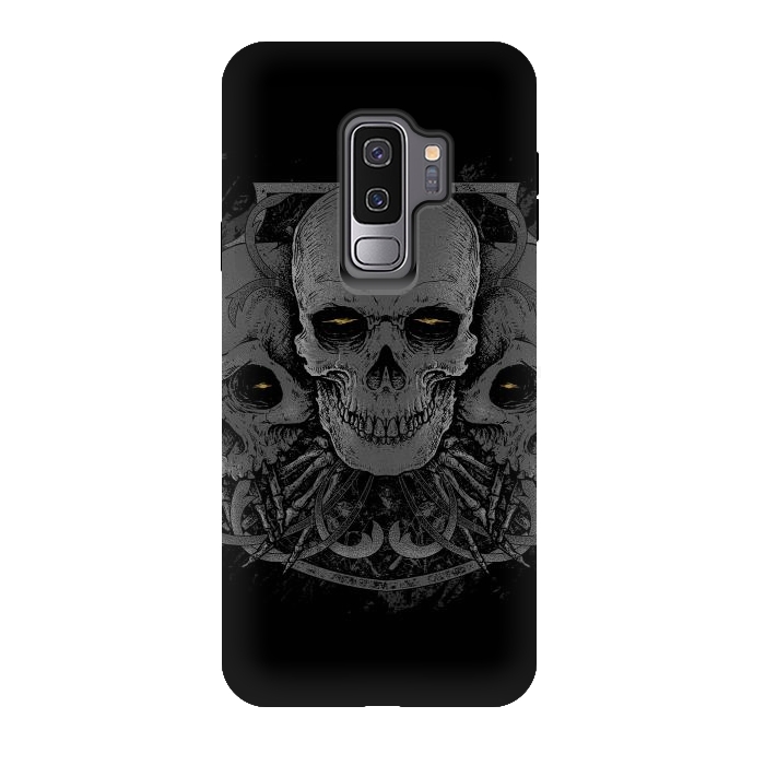 Galaxy S9 plus StrongFit 3 Skull by Afif Quilimo