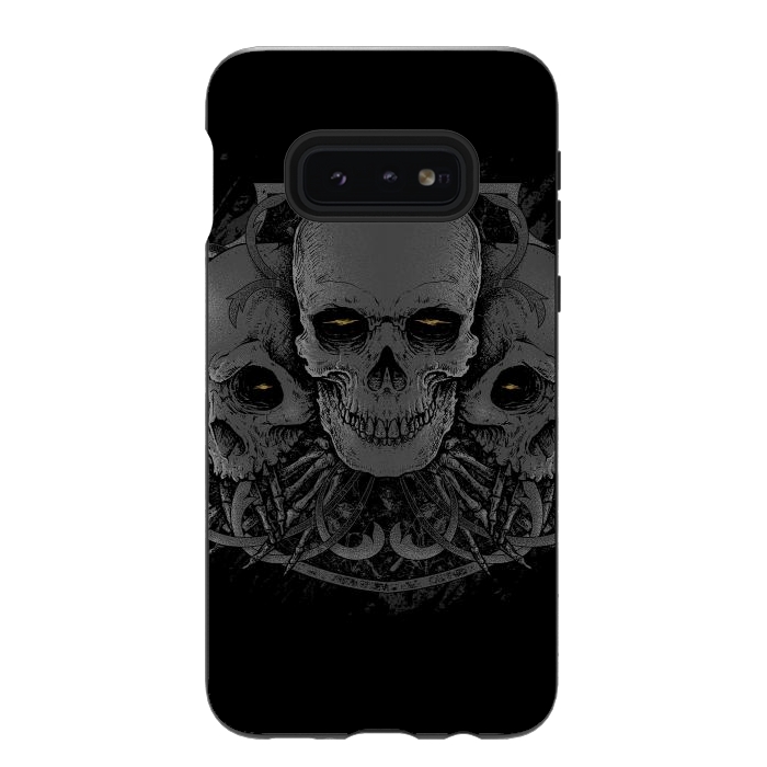 Galaxy S10e StrongFit 3 Skull by Afif Quilimo