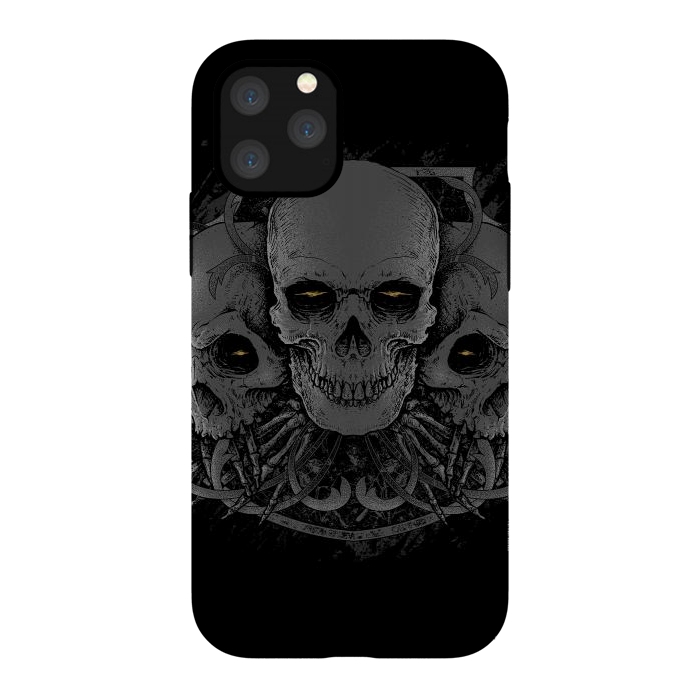 iPhone 11 Pro StrongFit 3 Skull by Afif Quilimo