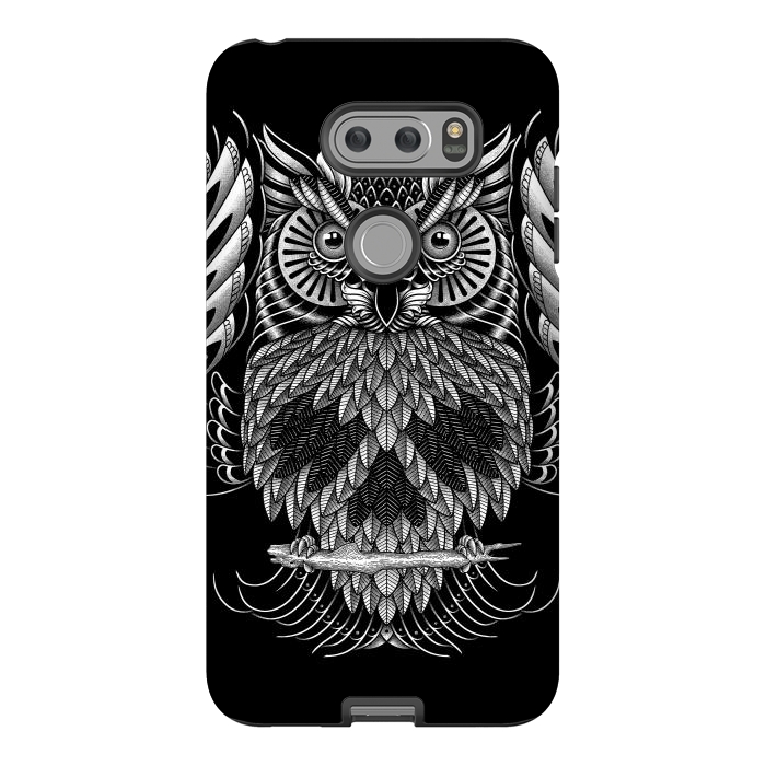 V30 StrongFit Owl Skull Ornate (Dark) by Afif Quilimo