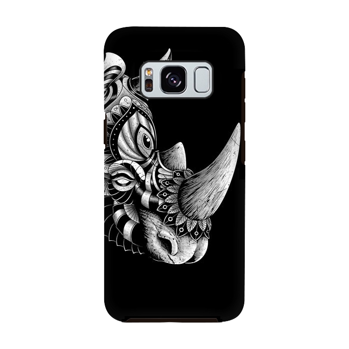 Galaxy S8 StrongFit Rhino Ornate (Black) by Afif Quilimo