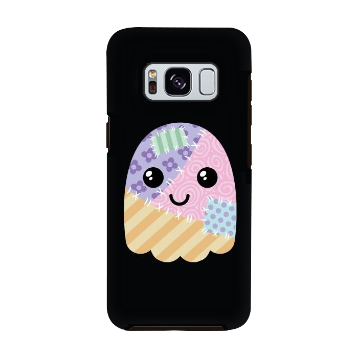 Galaxy S8 StrongFit Patchwork ghost by Laura Nagel