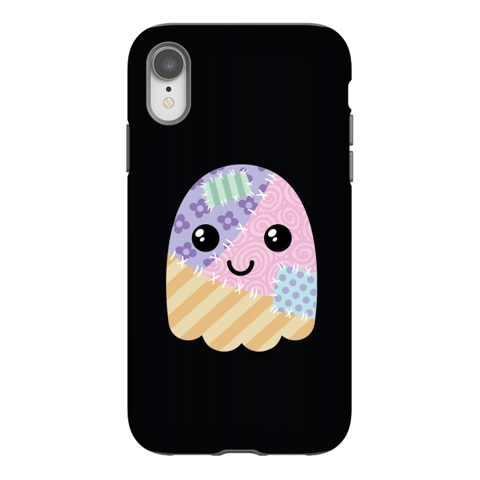 iPhone Xr StrongFit Patchwork ghost by Laura Nagel
