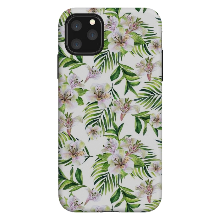 iPhone 11 Pro Max StrongFit White flowers by Julia Badeeva